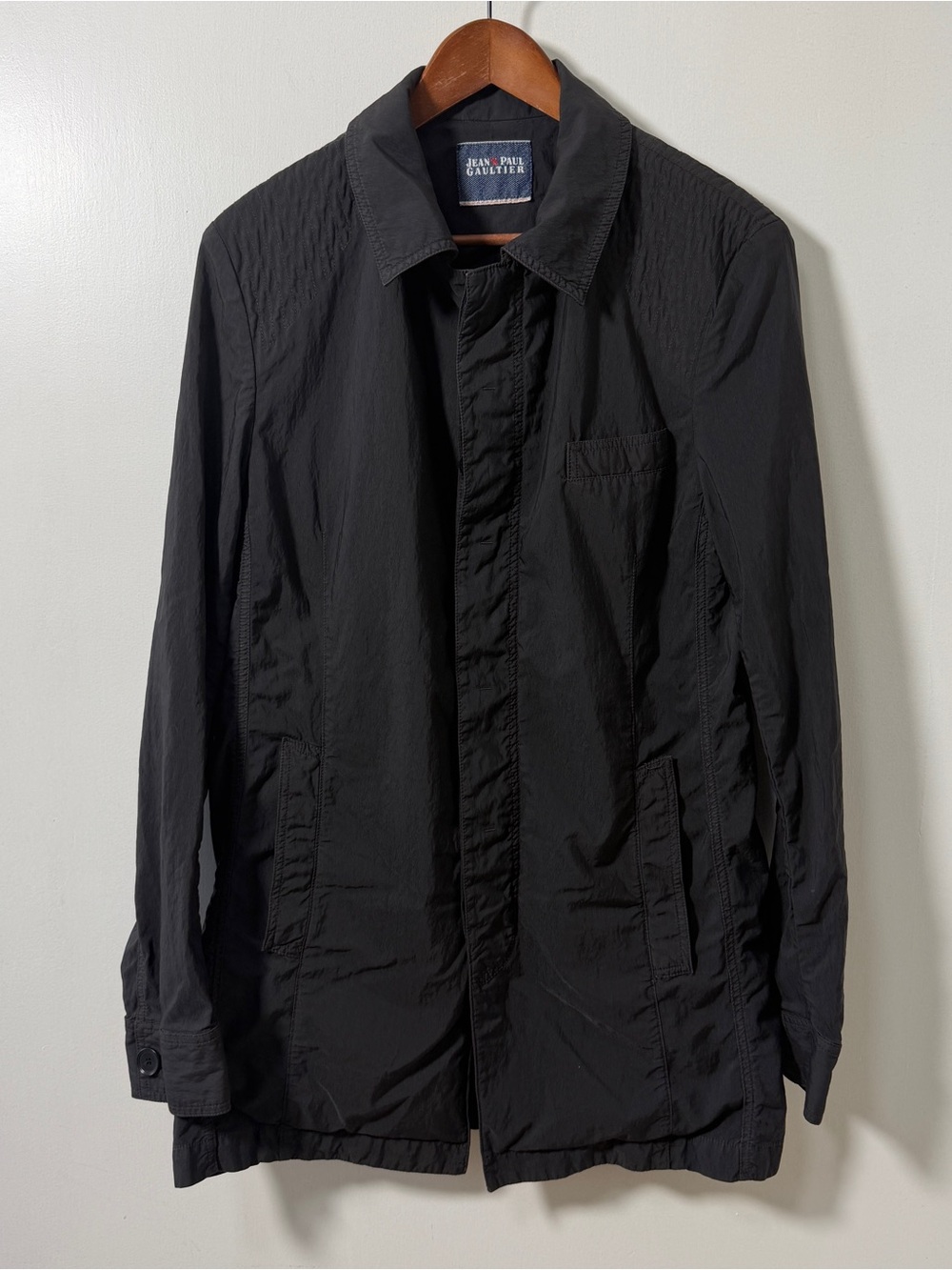 Jean’s Paul Gaultier Nylon Utility Work Field Buttonup Shirt Jacket